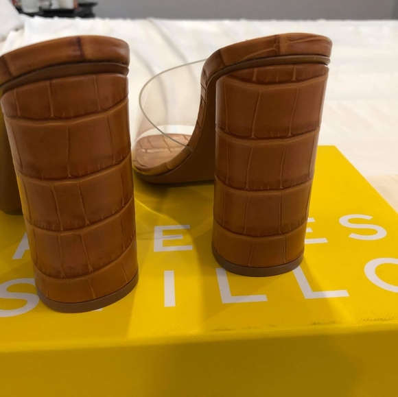 New Mercedes Castillo Block Heels Women US 5 - Picture 3 of 6